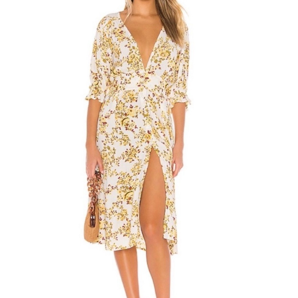 Faithful The Brand Rafa Midi Dress